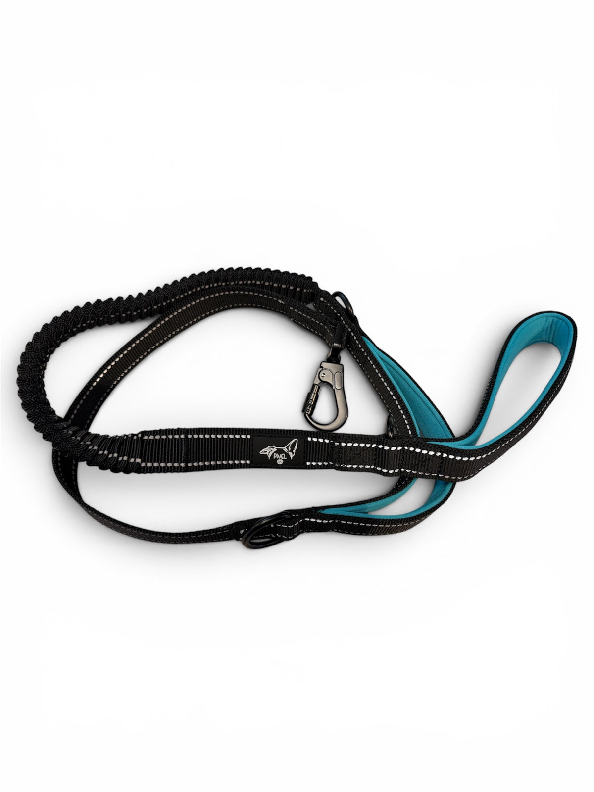 Laisse bungee doubles poignées pour chiens 5'