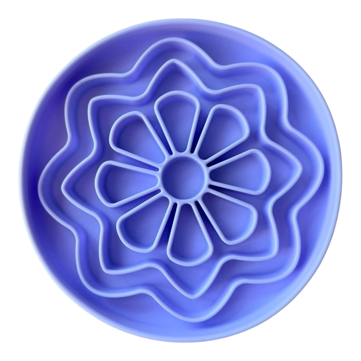 Bol interactif avec ventouses Fleur